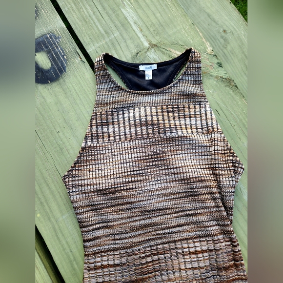 Ecote Space-dye Bodycon Midi Dress. - Picture 3 of 3